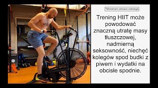 Assault AirBike HIIT na spalanie tłuszczu  interwał na rowerze powietrznym [upl. by Alysa]