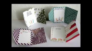 DIY Gift Bag PopUp Card  Tutorial Gift Card Holder [upl. by Fin]