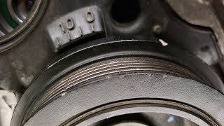 Toyota 47 timing belt replacement tip [upl. by Ntsyrk]