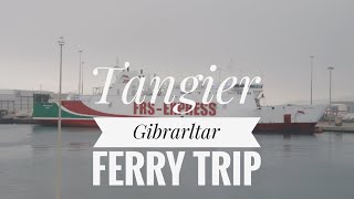 Tangier to Gibraltar ferry trip on the MS Tanger Express [upl. by Spindell]