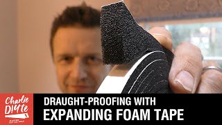 Expanding Foam Tape for Draught Proofing [upl. by Nonnairb]