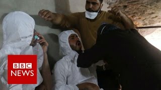 Syria chemical attack fabricated  Assad  BBC News [upl. by Ardyaf367]