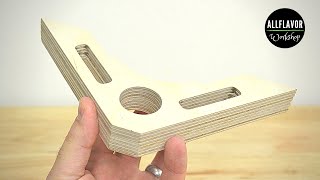 How to Make a Corner Clamp  DIY Right Angle Clamp [upl. by Novyar]