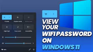 How To View Wifi Password On Windows 11 [upl. by Boehike]