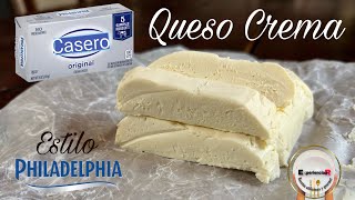 🔴QUESO Crema Tipo PHILADELPHIA Casero  pocos ingredientes y ECONOMICO [upl. by Taran]