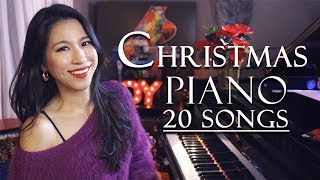 Christmas Carols Piano Medley 20 Songs with Improvisation [upl. by Notyep]