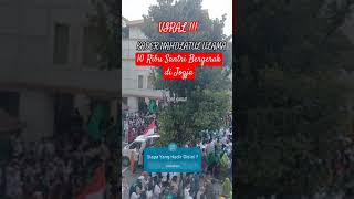 VIRAL   RIBUAN SANTRI BERGERAK KE JOGJA kasussantrijogja penusukansantrijogja jogjaviral [upl. by Harli214]