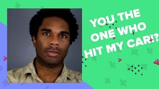 Prank Call Reaction  Why You Hit My Car PrankDial [upl. by Yrffoeg163]