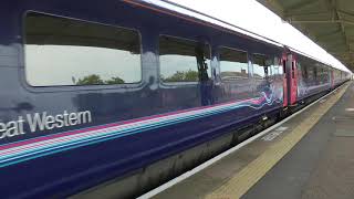 Rare full power High Speed Train HST Intercity 125 departure  Taunton [upl. by Ise]