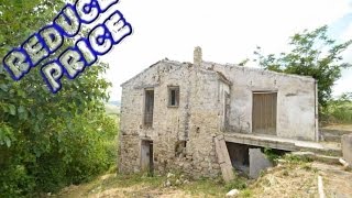 Cottage rustic stone house for sale in Abruzzo Italy  Village Gissi [upl. by Aala239]