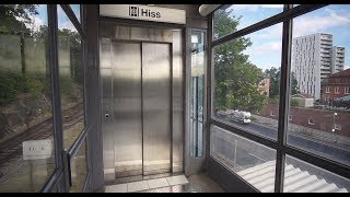 Sweden Stockholm Alvik 2X elevator subway ride to Stora Mossen [upl. by Aieki]