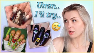 Recreating YOUR Nail Designs [upl. by Tillo82]