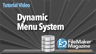 FileMaker Tutorial  Dynamic Menu System [upl. by Manbahs]