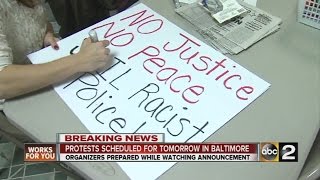 Protests planned in Baltimore over Ferguson Grand Jury verdict [upl. by Nnylirak]