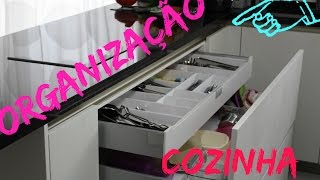 Como organizar as gavetas da cozinha e ganhar  espaço [upl. by Vaughn600]