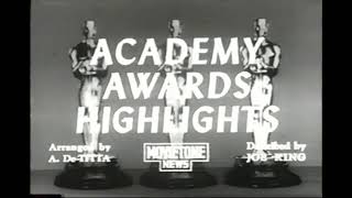 34th Academy Awards Highlights 1962 [upl. by Elrem]