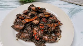 Resep Cumi Hitam Simpel Bikin Ketagihan  Cara masak cumi bumbu hitam [upl. by Illek]