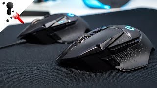 Logitech Wireless G502 LIGHTSPEED Comparison Review [upl. by Priscella]