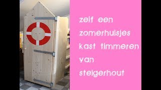 Kast maken van steigerhout [upl. by Koressa]