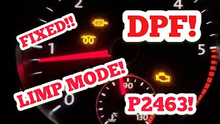 VW P2463 09315 DPF Particulate Filter Restriction FIXED [upl. by Ravert697]