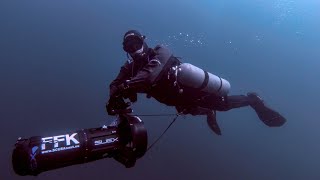 Tauchen Kreidesee Hemmoor  Sidemount Scootern  SUEX VR  DJI Osmo Action 4K 60FPS [upl. by Assir]