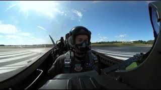 F22 Raptor Demonstration FULL 360 VR [upl. by Valiant723]