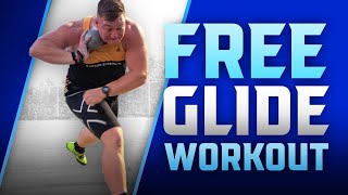 FREE Glide Workout For Shot Put Throwers [upl. by Anohr]