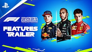 F1 2021  Features Trailer  PS5 PS4 [upl. by Ciprian489]