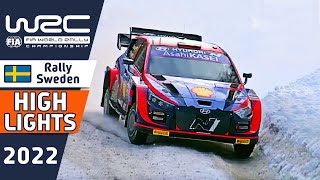 WRC Rally Highlights  Rally Sweden 2022  Day 1 Afternoon [upl. by Robinia]