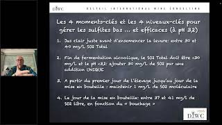 Comment produire des vins blancs à faible teneur en sulfites [upl. by Berglund]