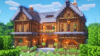 Minecraft Riesiges Haus bauen Tutorial 119  Riesiges Haus bauen in Minecraft Survival Tutorial [upl. by Khichabia]