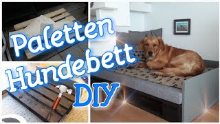 DIY Paletten Hundebett [upl. by Haletta]