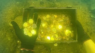 quotFoundquot Gold Coins While Scuba Diving Sunken Ship Explored for Treasure [upl. by Kcirdec851]