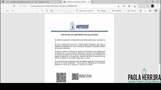 Certificado cumplimiento Obligaciones IESS Afiliación Voluntaria IESS con cédula Ecuador [upl. by Zendah]