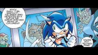 Sonic The Hedgehog issue 178 COMIC DRAMA House Of Cards Part 1 [upl. by Hollis]