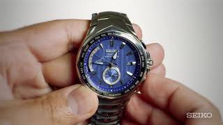 Seiko HowTo Video RadioSync DualTime [upl. by Cointon]