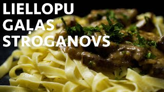 Liellopu gaļas stroganovs [upl. by Dihaz420]