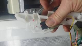 Microwave door switch change walkthrough [upl. by Emiaj]