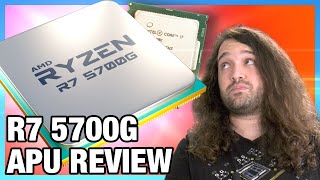 AMD 360 Ryzen 7 5700G APU Review amp Benchmarks vs R5 5600G R7 5800X amp More [upl. by Straub959]