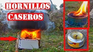 Cómo Hacer 3 Hornillos Caseros Para Camping O Supervivencia [upl. by Fredrika]