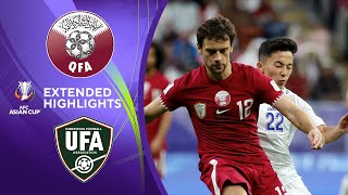 Qatar vs Uzbekistan  Extended Highlights  AFC Asian Cup  CBS Sports Golazo [upl. by Beshore]