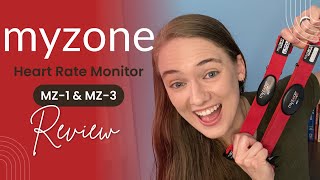 MyZone Game Changing Fitness Tech The MZ1 amp MZ3 Chest Strap Heart Rate Monitor Review [upl. by Rabbi241]