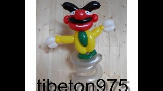 Sculpture sur ballon N° 52 quotzébulonquot du manège enchantézébulon balloon tutorial [upl. by Aicitan]