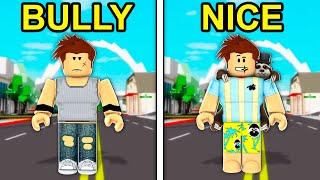 BULLY To NICE In Roblox Brookhaven [upl. by Bonis879]