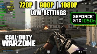 GTX 1050 Ti  Call of Duty Warzone  Battle Royale  1080p 900p 720p [upl. by Harrington651]