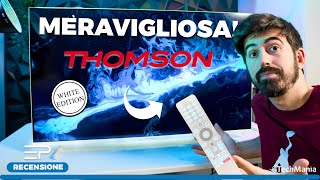 COSÌ SI FANNO LE SMART TV THOMSON 43UA5S13W White Edition Google TV 4K  Recensione [upl. by Rubma]