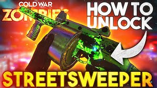 How to unlock the NEW Streetsweeper Shotgun in Cold War Zombies PATCHED [upl. by Llibyc]