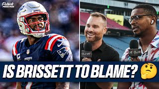 Is Jacoby Brissett to BLAME for Patriots Passing Attack [upl. by Neumeyer293]