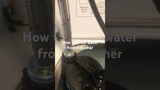 How to drain water from a broken washer [upl. by Rafaello]