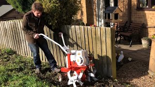 Briggs amp Stratton Norlett Rotovator Cultivator project testing it works part 4 [upl. by Alejandro]